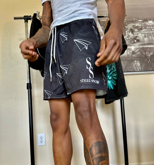Stylez Sincere Paper Planes Shorts
